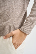 Maglia uomo girocollo beige 1216 6121 MASQ 