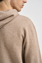 Maglia uomo con cappuccio beige 1383 150 MASQ 