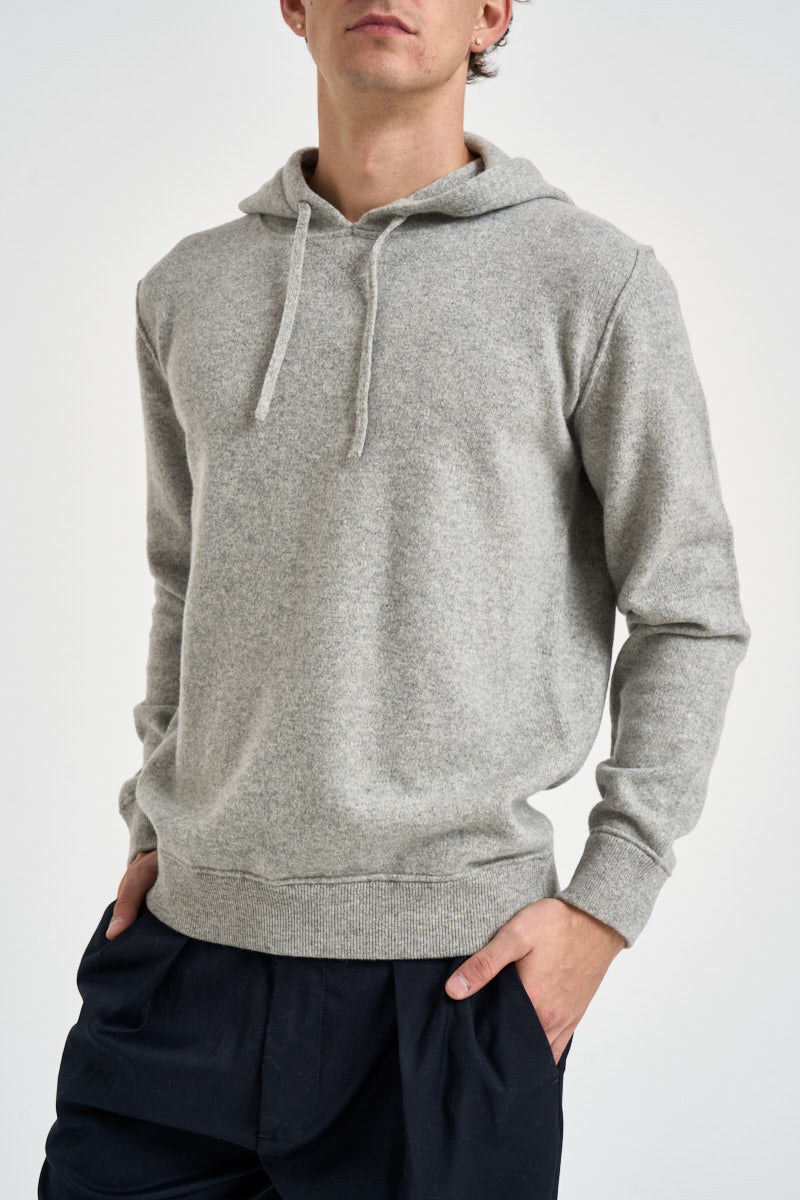 Maglia uomo con cappuccio grigio chiaro 1383 300 MASQ 
