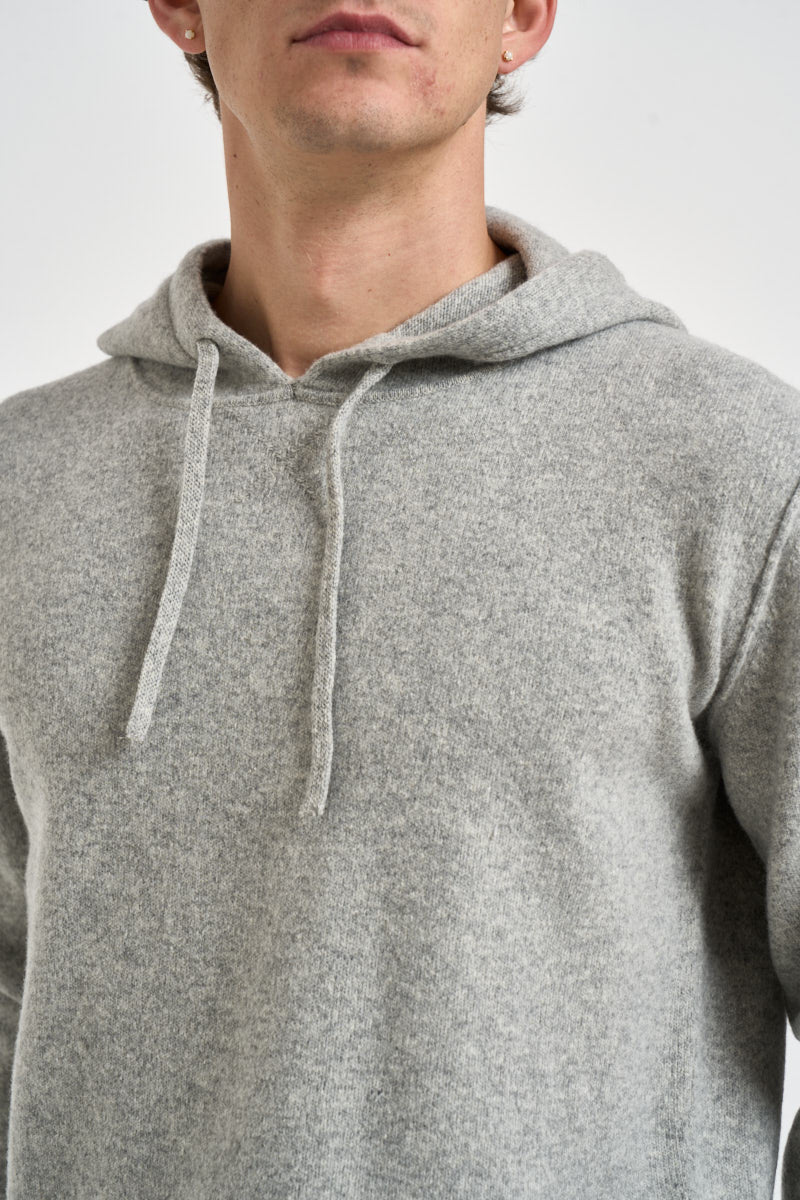 Maglia uomo con cappuccio grigio chiaro 1383 300 MASQ 