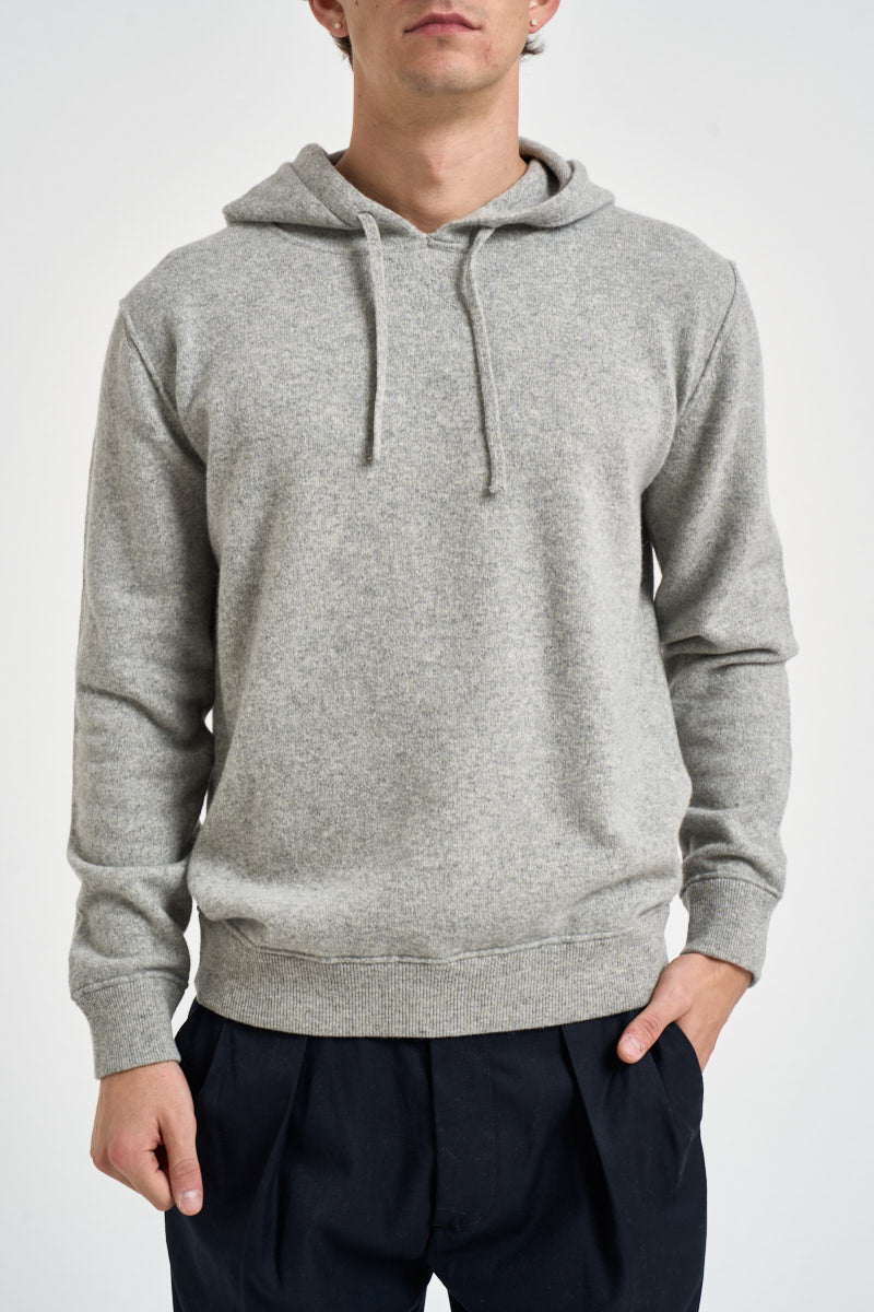 Maglia uomo con cappuccio grigio chiaro 1383 300 MASQ 
