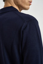 Polo uomo in maglia blu 5003 650 MASQ 