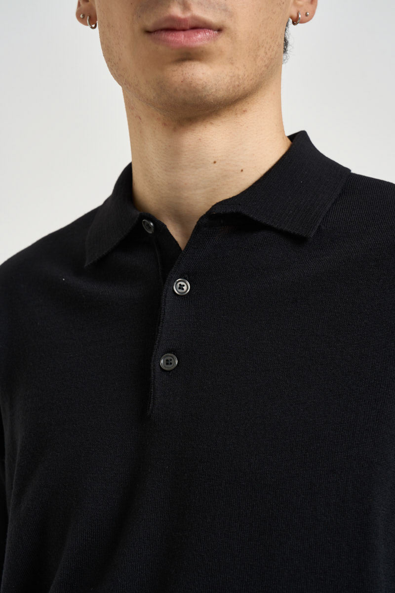 Polo uomo in maglia nera 5003 900 MASQ 