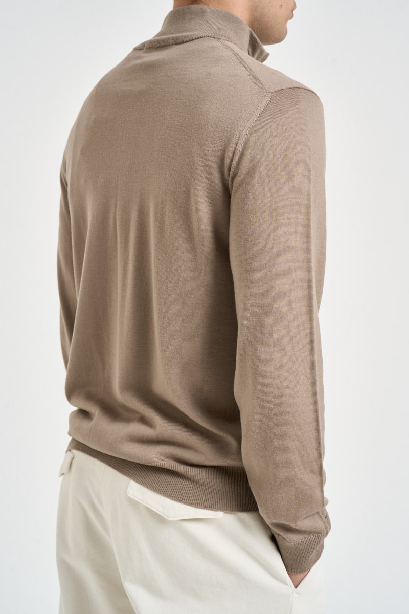 Cardigan uomo full zip beige 5012 130 MASQ 
