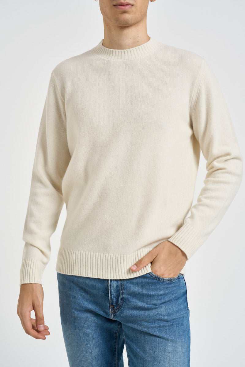 Maglia uomo girocollo panna 5500 125 MASQ 