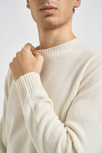 Maglia uomo girocollo panna 5500 125 MASQ 