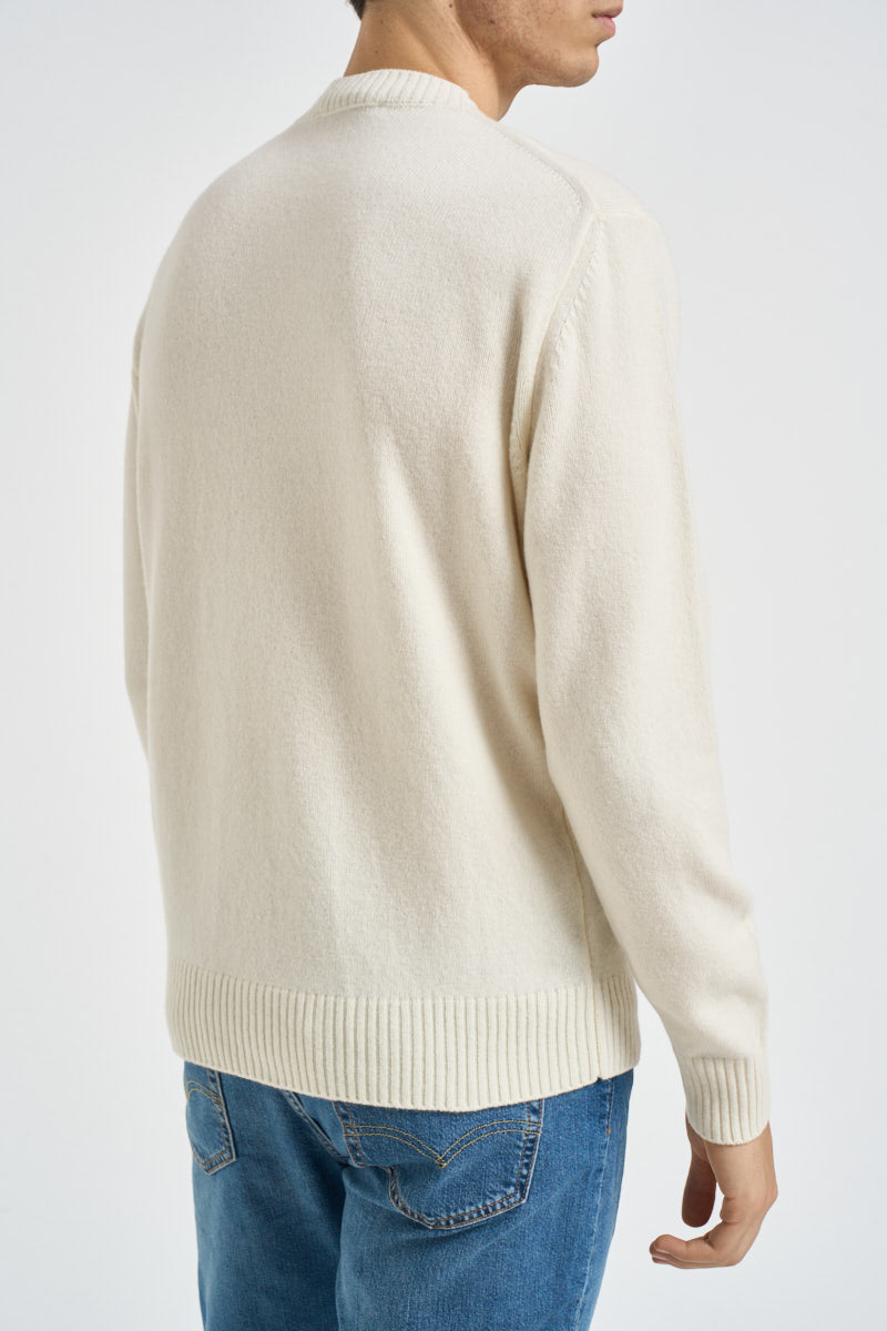 Maglia uomo girocollo panna 5500 125 MASQ 