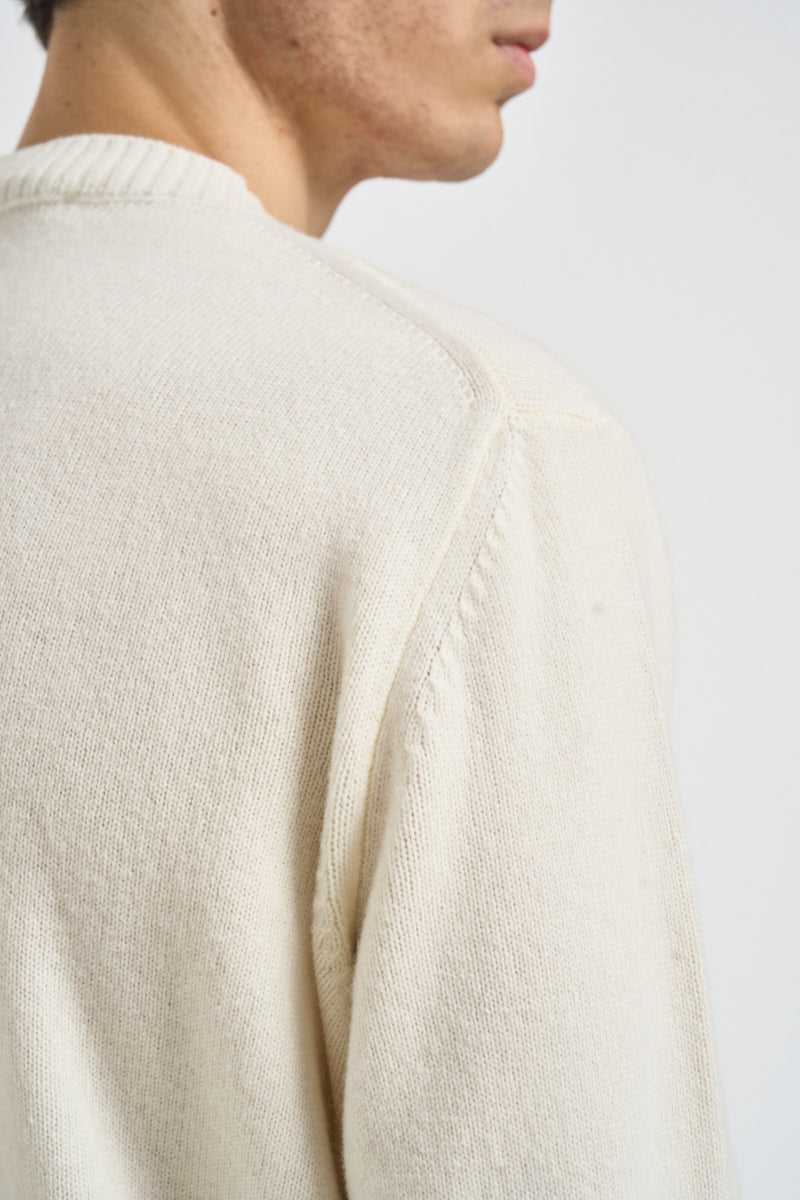 Maglia uomo girocollo panna 5500 125 MASQ 