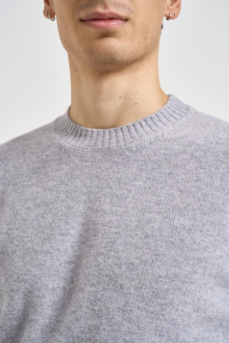 Maglia uomo girocollo grigio chiaro 5500 300 MASQ 