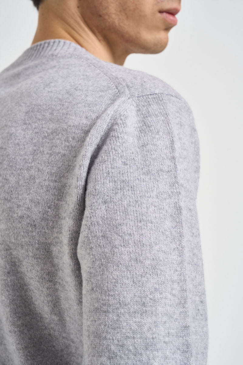 Maglia uomo girocollo grigio chiaro 5500 300 MASQ 
