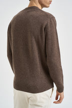 Maglia uomo girocollo marrone 5500 490 MASQ 
