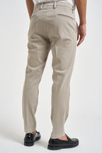 Pantalone uomo chino grigio chiaro MIAMI C8268ARGILLA MASSIMO BRUNELLI 