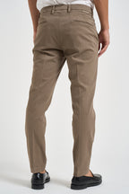 Pantalone uomo chino tortora MIAMI C8268FANGO MASSIMO BRUNELLI 