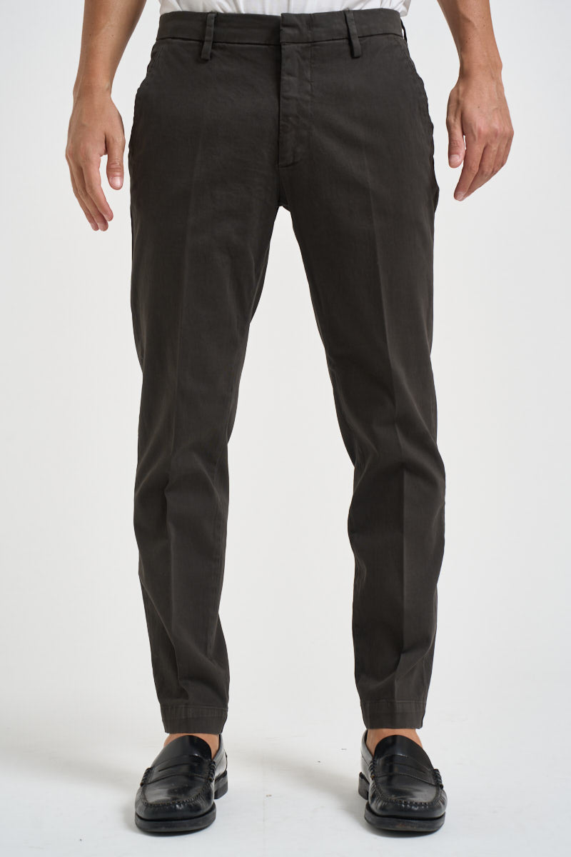 Pantalone uomo chino marrone MIAMI C8268MORO MASSIMO BRUNELLI 