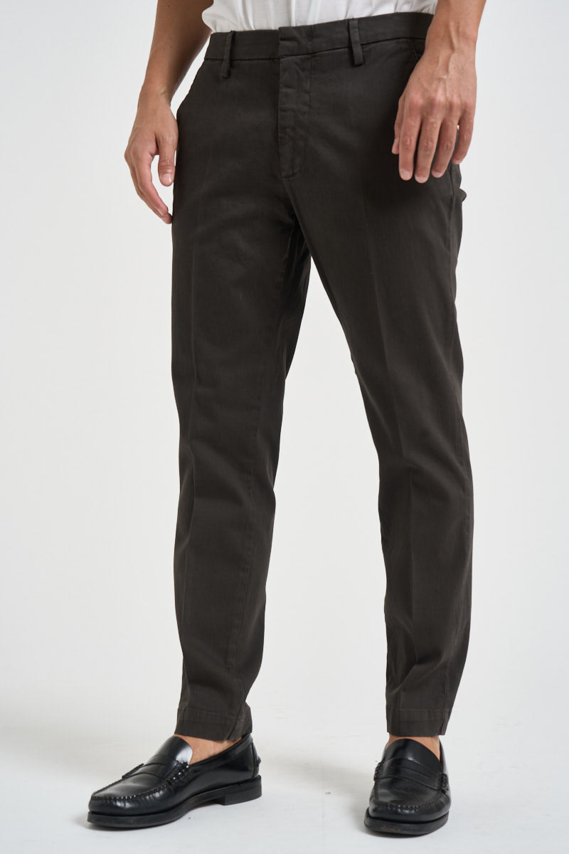 Pantalone uomo chino marrone MIAMI C8268MORO MASSIMO BRUNELLI 