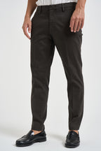 Pantalone uomo chino marrone MIAMI C8268MORO MASSIMO BRUNELLI 