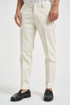 Pantalone uomo chino panna MIAMI C8268PANNA MASSIMO BRUNELLI 