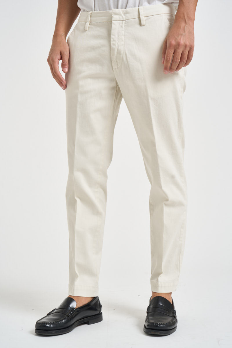 Pantalone uomo chino panna MIAMI C8268PANNA MASSIMO BRUNELLI 