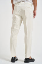 Pantalone uomo chino panna MIAMI C8268PANNA MASSIMO BRUNELLI 
