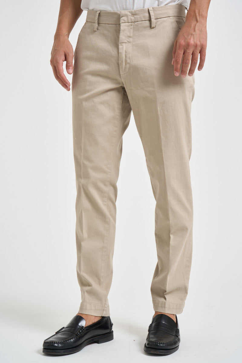 Pantalone uomo chino sabbia MIAMI C8268SABBIA MASSIMO BRUNELLI 