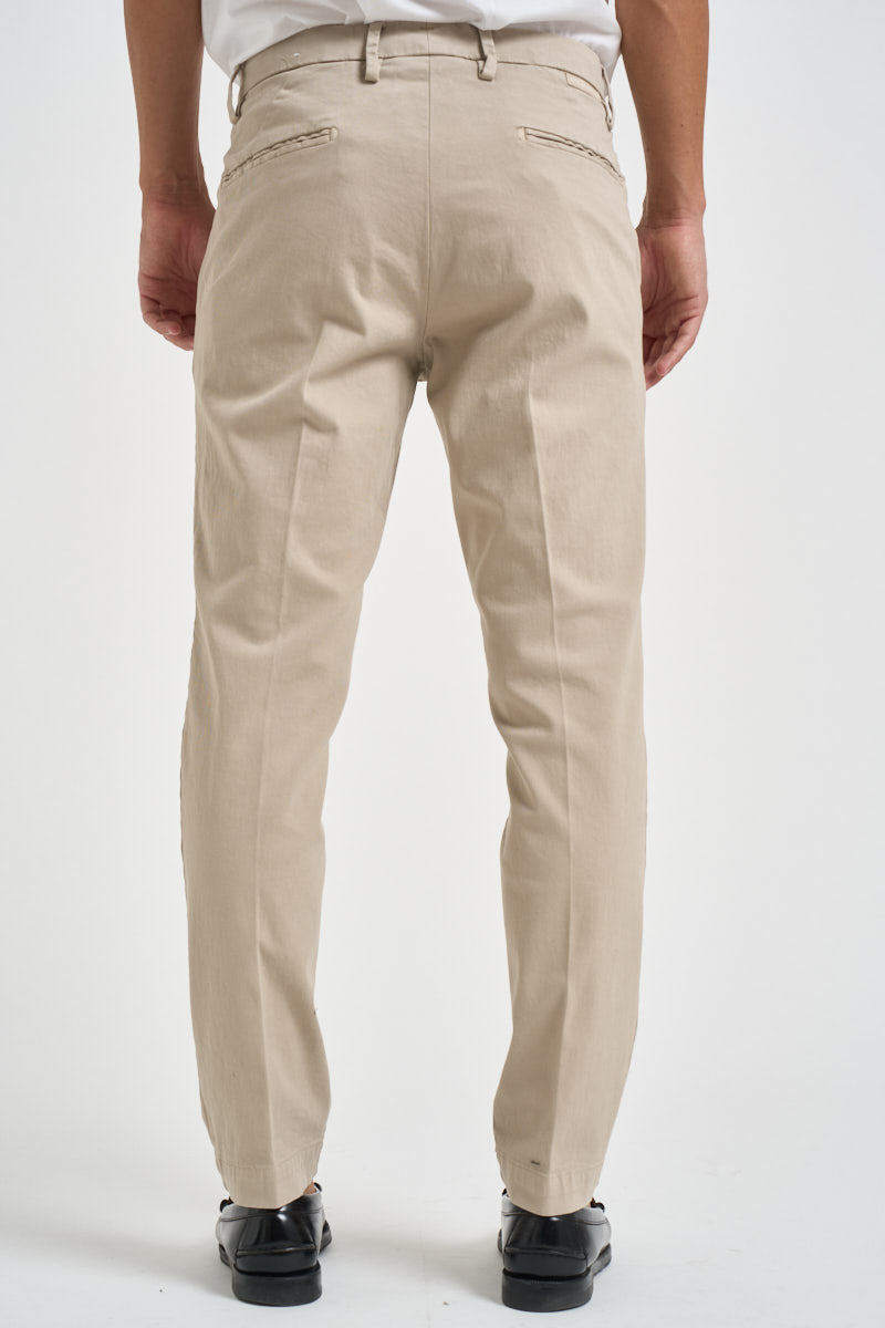 Pantalone uomo chino sabbia MIAMI C8268SABBIA MASSIMO BRUNELLI 