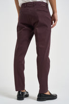 Pantalone uomo chino vino MIAMI C8268VINACCIA MASSIMO BRUNELLI 