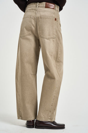 Jeans donna Arcadia in denim sabbia - 3