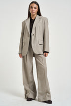Giacca donna monopetto beige grigio ATTILA 1026101 MAX MARA WEEKEND 