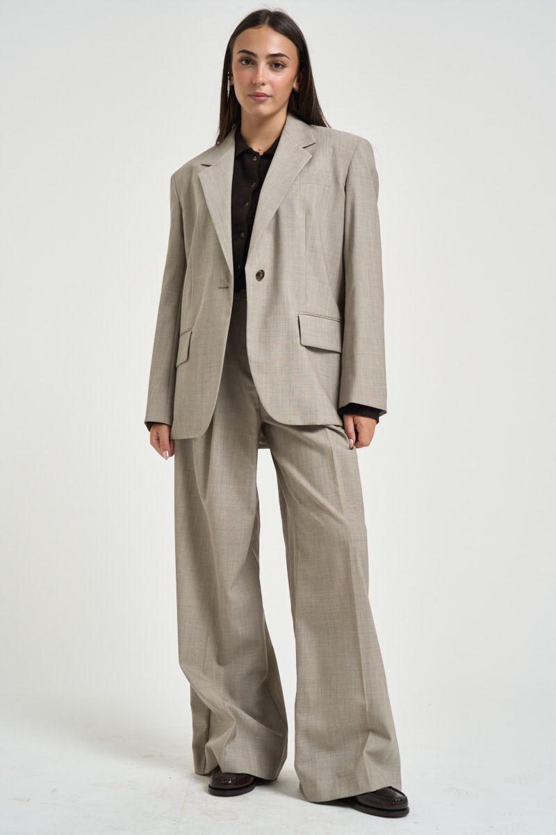 Giacca donna monopetto beige grigio ATTILA 1026101 MAX MARA WEEKEND 