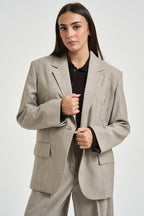Giacca donna monopetto beige grigio ATTILA 1026101 MAX MARA WEEKEND 
