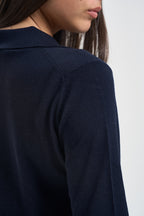 Maglia donna con collo polo blu CAPPA 65084009 MAX MARA WEEKEND 