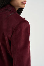 Blazer donna in velluto a coste bordeaux CATANGA 10396006 MAX MARA WEEKEND 