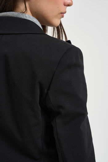 Blazer donna doppiopetto nero - 6