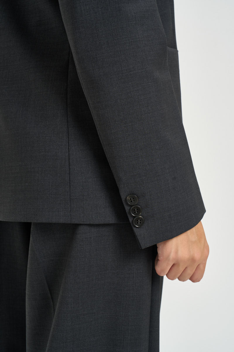 Blazer donna doppiopetto grigio antracite ORNATI 10265015 MAX MARA WEEKEND 