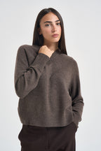 Maglia donna in cashmere marrone PADRE 65083004 MAX MARA WEEKEND 
