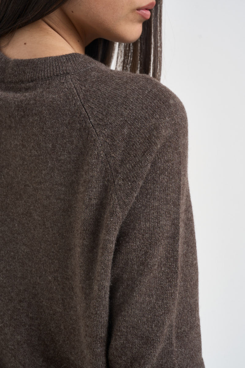 Maglia donna in cashmere marrone PADRE 65083004 MAX MARA WEEKEND 