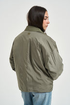 Bomber donna oversize verde oliva SUGHERO 10041011 MAX MARA WEEKEND 