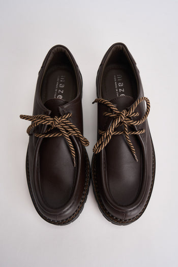 Scarpa uomo Derby testa di moro - 6