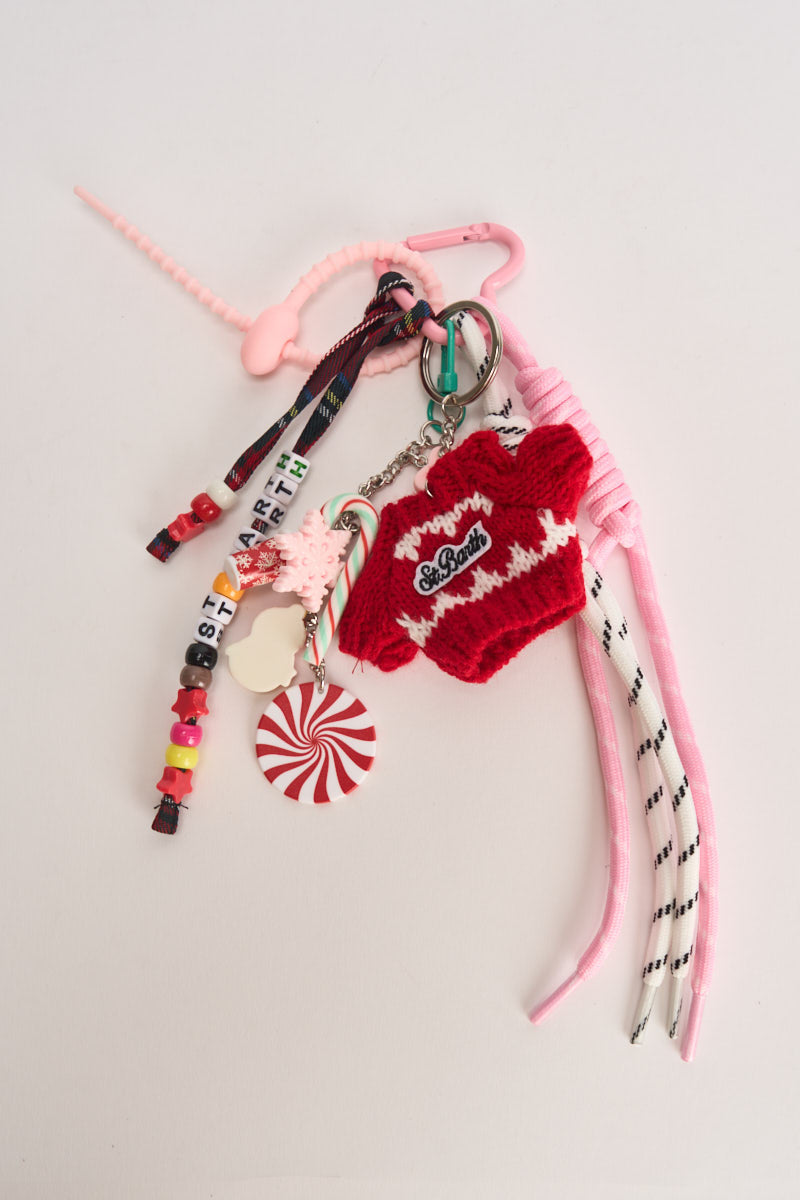 Funny Charm portachiavi multicolor FUNNYCHARM 00456M MC2 SAINT BARTH 
