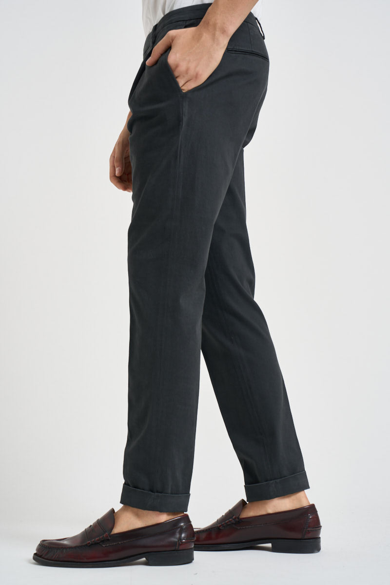 Pantalone uomo con pinces grigio antracite FREDERICK 2505ANTRACITE MICHAEL COAL 
