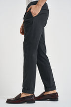 Pantalone uomo con pinces grigio antracite FREDERICK 2505ANTRACITE MICHAEL COAL 