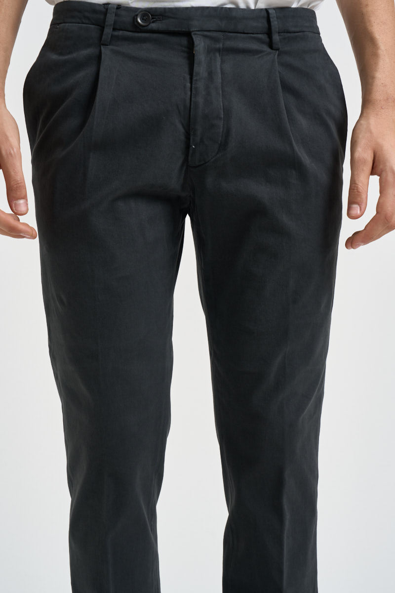 Pantalone uomo con pinces grigio antracite FREDERICK 2505ANTRACITE MICHAEL COAL 