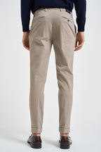 Pantalone uomo con pinces grigio FREDERICK 2505ARGILLA MICHAEL COAL 