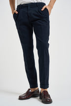 Pantalone uomo con pinces blu FREDERICK 2505BLU MICHAEL COAL 
