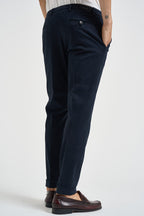 Pantalone uomo con pinces blu FREDERICK 2505BLU MICHAEL COAL 