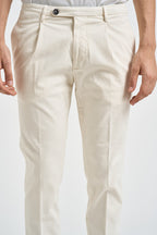 Pantaloni uomo con pinces panna FREDERICK 2505PANNA MICHAEL COAL 