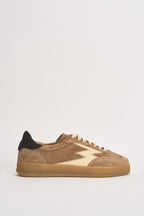Sneakers donna Club in suede sabbia CL321 BEIGE MOACONCEPT 
