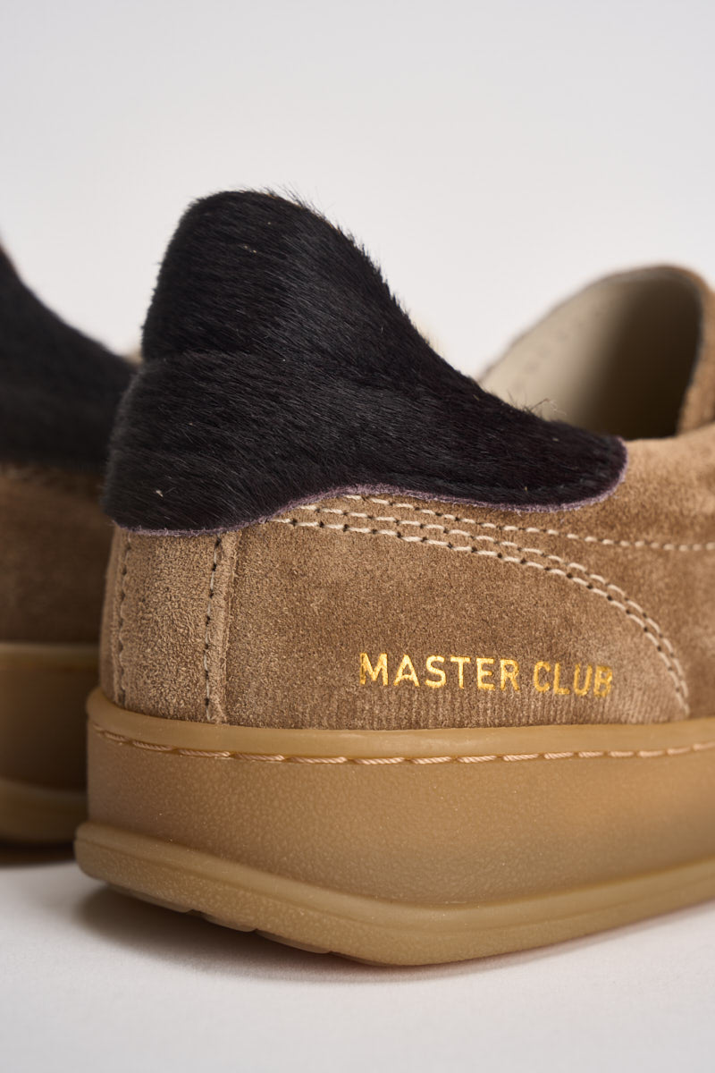 Sneakers donna Club in suede sabbia CL321 BEIGE MOACONCEPT 