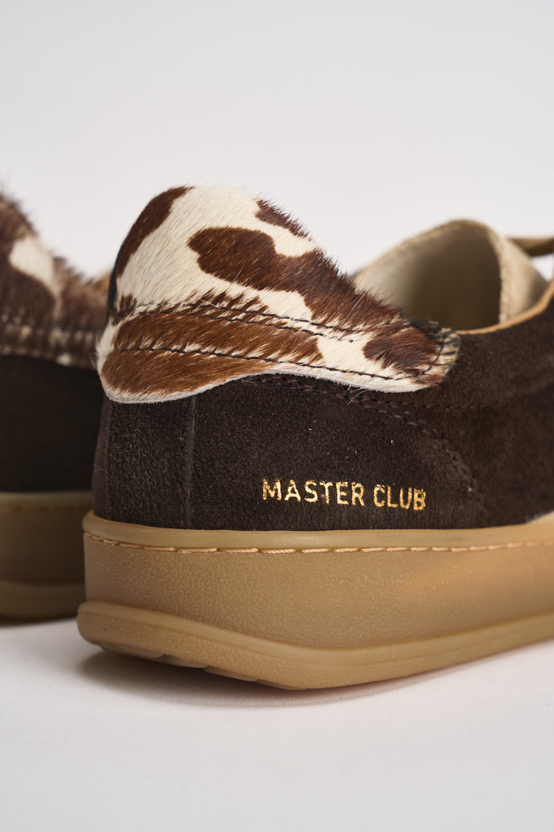Sneakers donna Club in suede testa di moro CL323 BROWN MOACONCEPT 