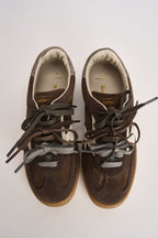 Sneakers donna Club Patchwork in suede marrone CL343 MULTIGREY MOACONCEPT 